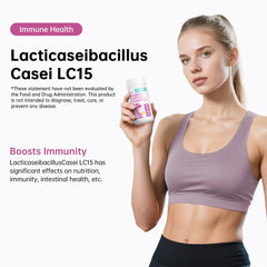 DrBioCare Non-GMO, gluten-free, soy-free, dairy-free capsule packaging.