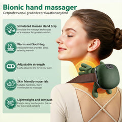 DR.BUNORDLE adjustable-intensity controls personalize your massage experience