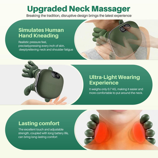 DR.BUNORDLE heated function adds warmth for relaxing muscle tension