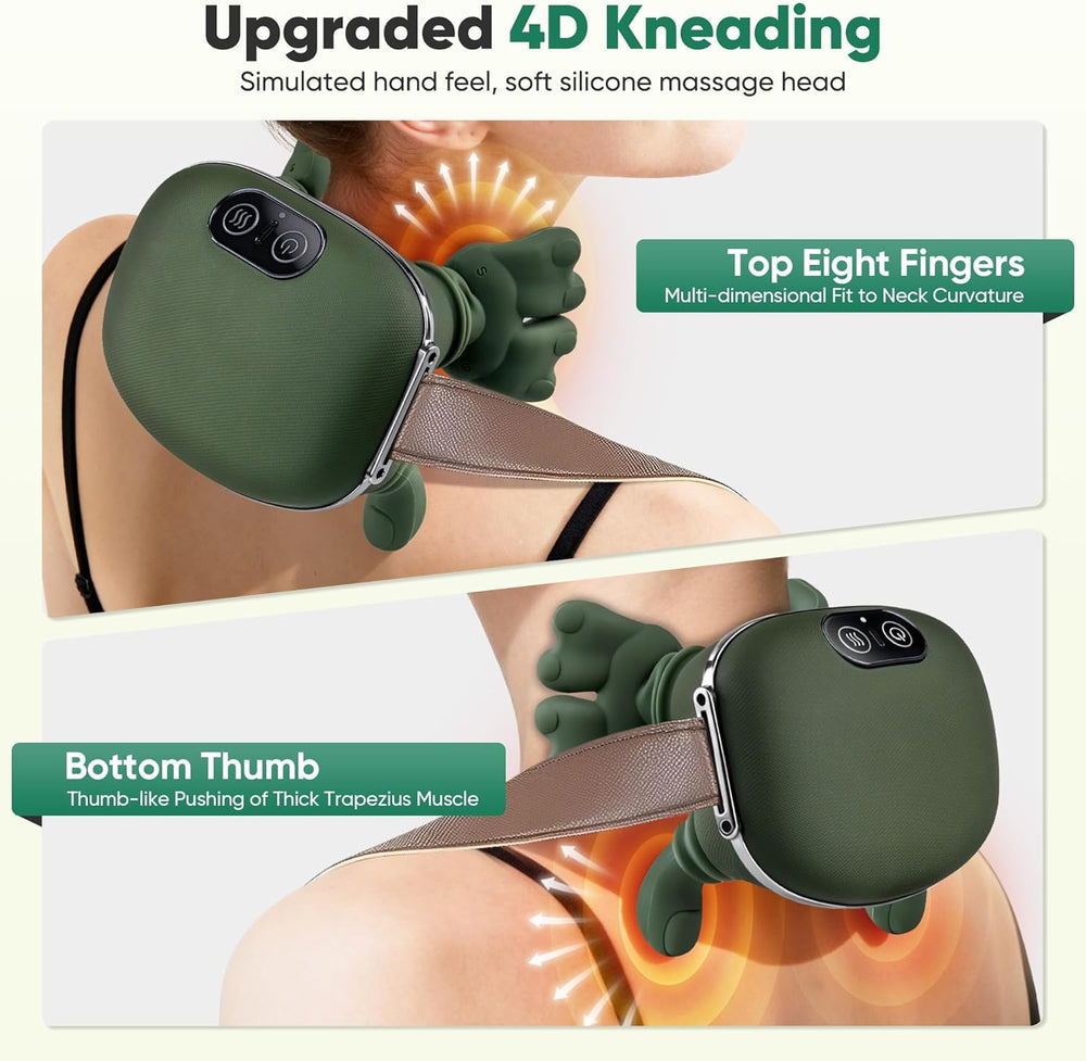 DR.BUNORDLE massager cordless design enables hands-free use anywhere.