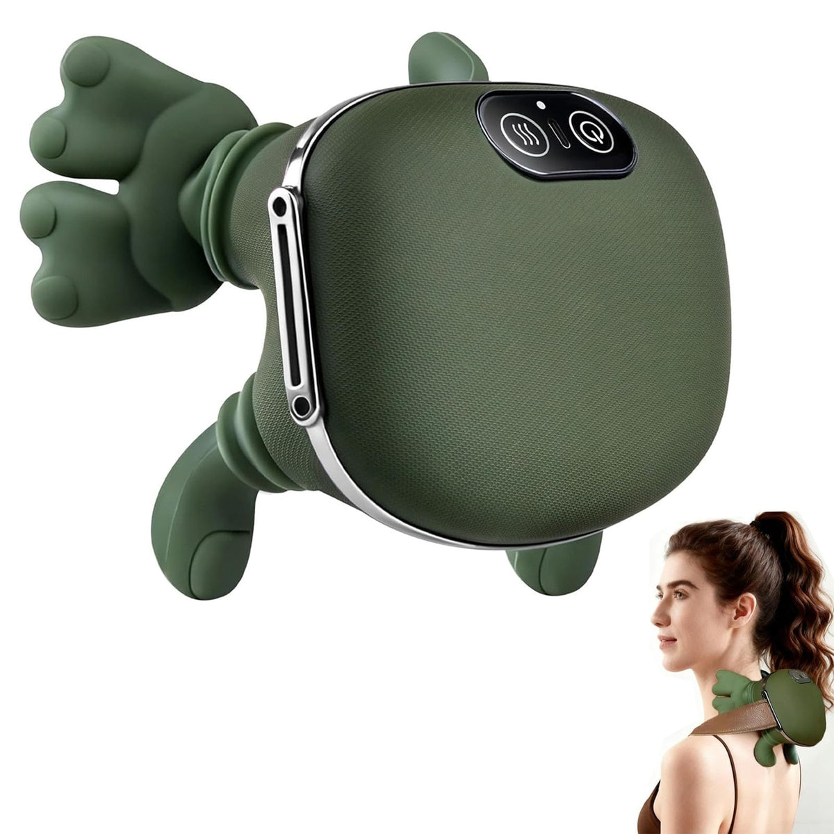 DR.BUNORDLE neck massager packaging showcased for home relaxation and gifting.