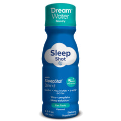Dream Water Beauty Sleep Shot travel pack ready for nights away.