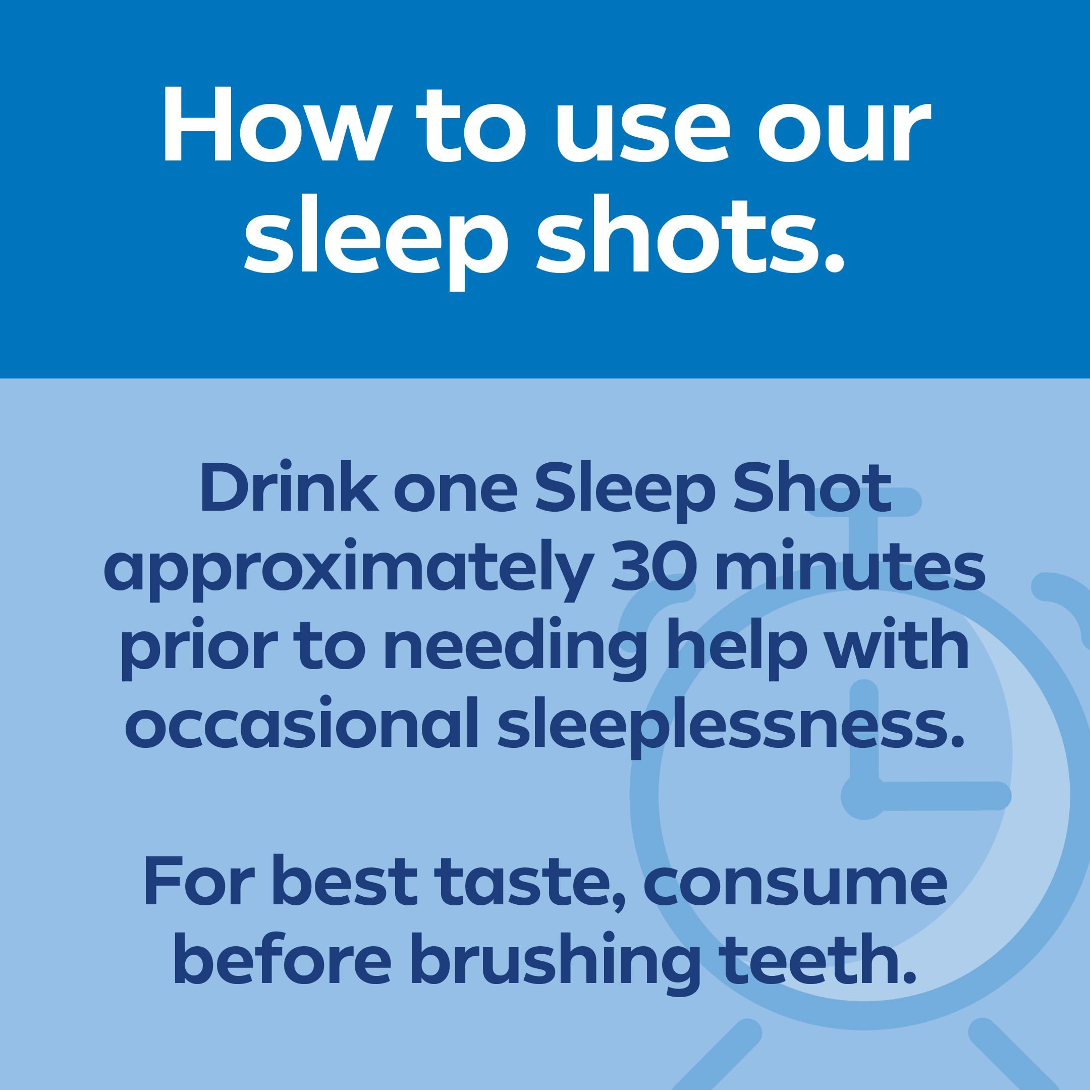 Dream Water Snoozeberry shot natural flavors without artificial colors