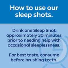 Dream Water Snoozeberry shot natural flavors without artificial colors