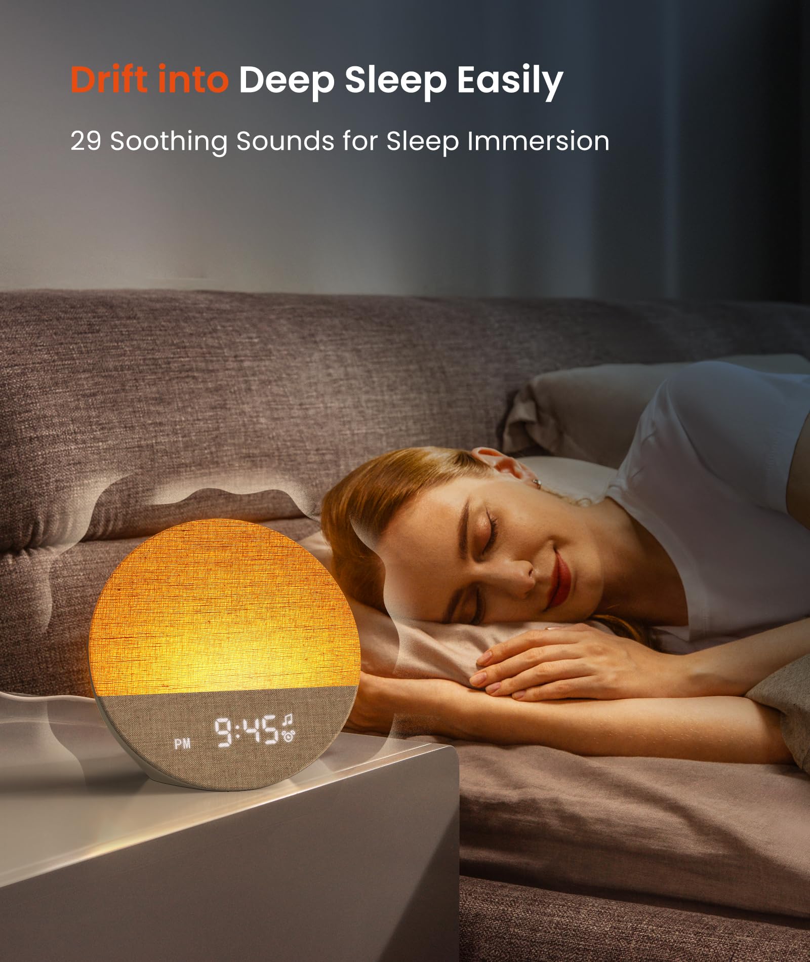 Dreamegg Sunrise 1 travel size compact clock for on the go