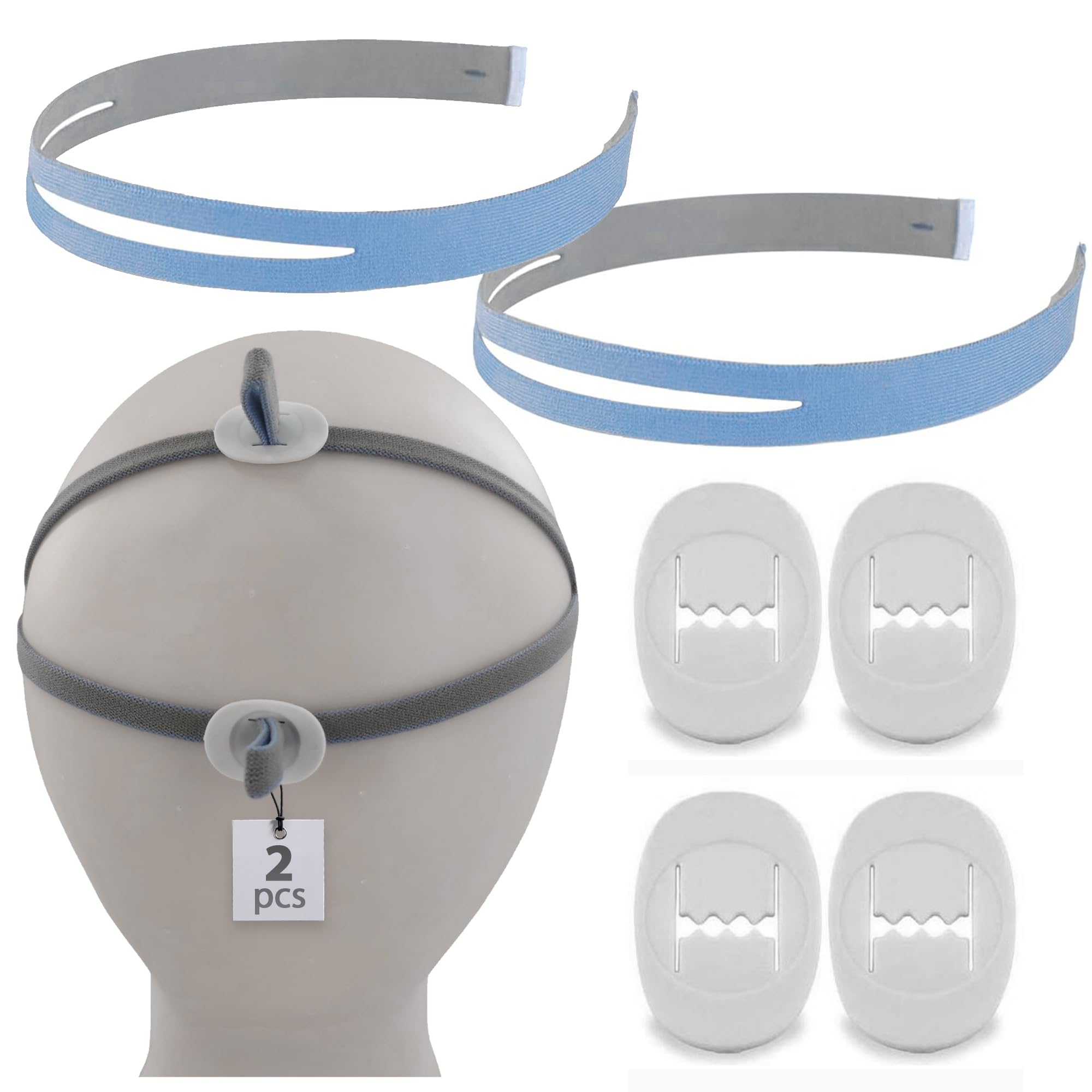 Dreamfinder Supplies airfit-p10 headgear-strap-2pc offers a comfortable, secure CPAP fit.