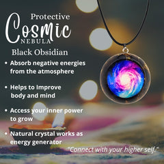 DREMINOVA orgonite necklace ready gift for women or men seeking mindful style.