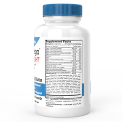 Closeup of HairOmega DHT Blocker pills with Biotin 5000 mcg