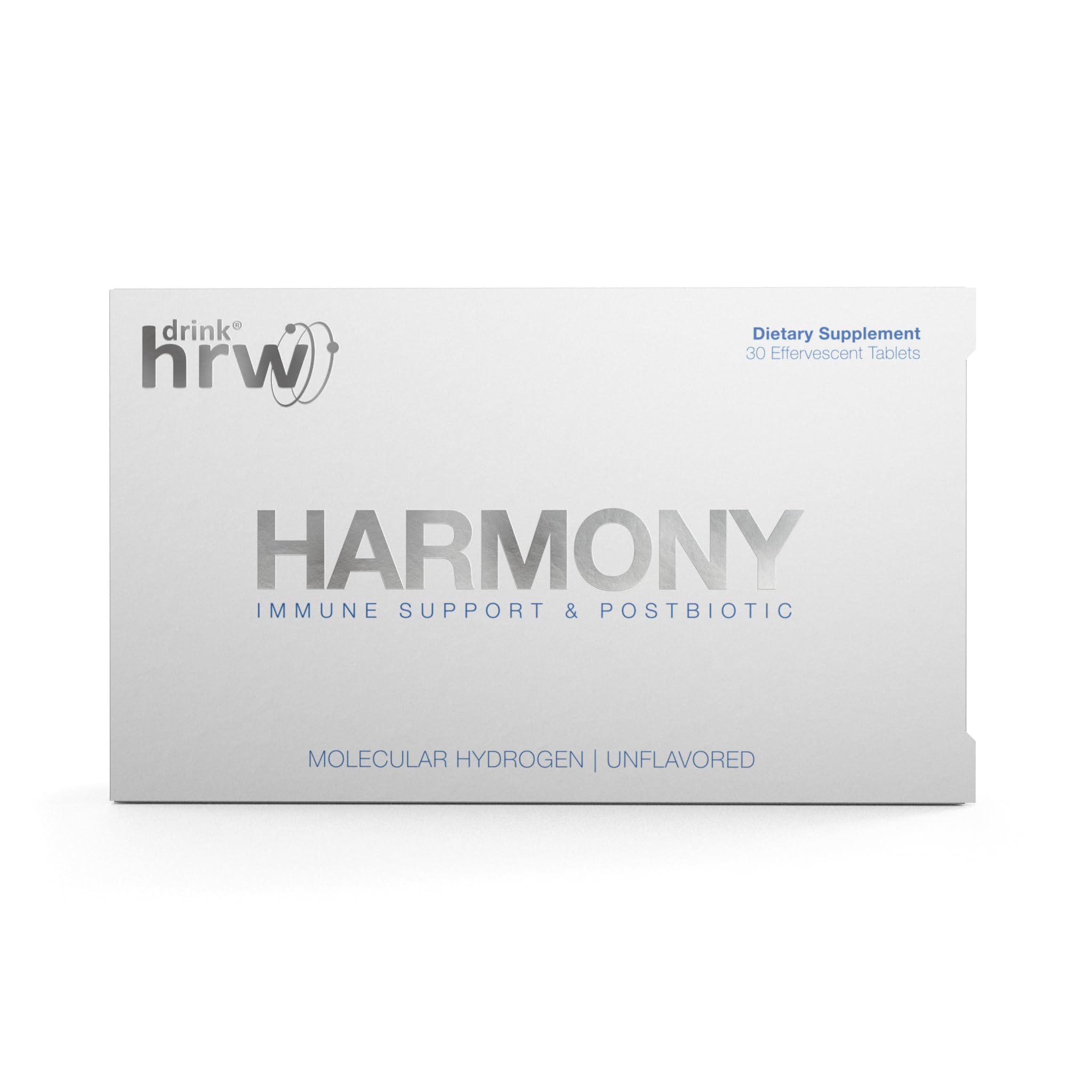 DRINK HRW Harmony tablet dissolving in water for a quick energy lift.