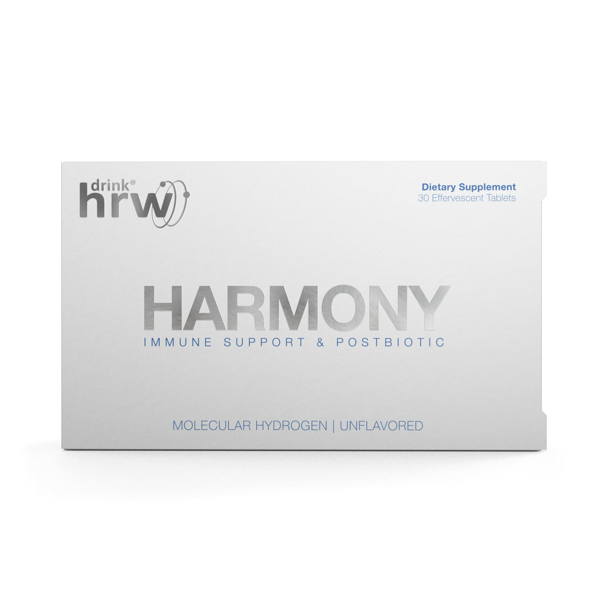 DRINK HRW Harmony tablet dissolving in water for a quick energy lift.