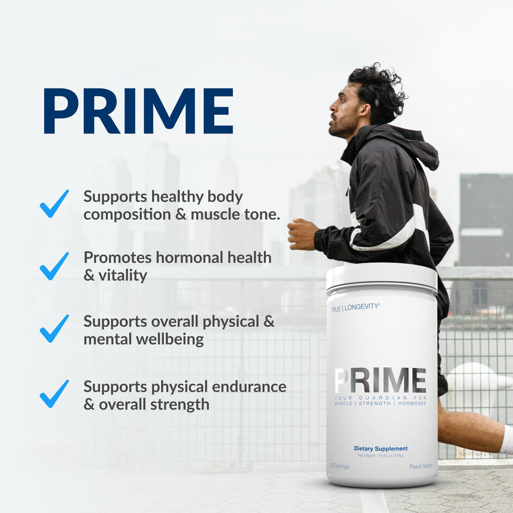 DRINK HRW Prime in gym setting suggesting on-demand endurance for training