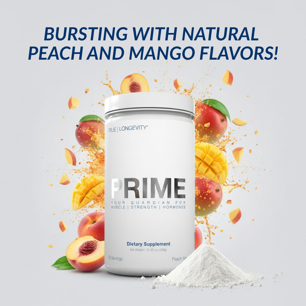 Packaging box of DRINK HRW Prime communicates quality and serving size
