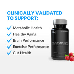 Raspberry-flavored DRINK HRW Rejuvenation tablet ready to drink