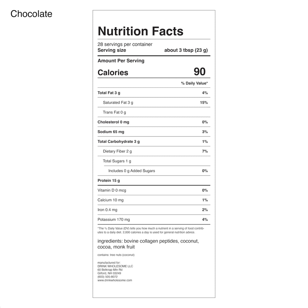Packaging close-up showing short ingredient list and additive-free promise