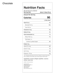 Packaging close-up showing short ingredient list and additive-free promise