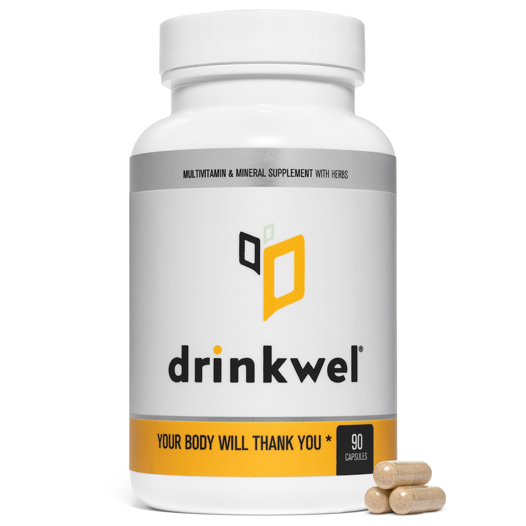 Drinkwel bottle for a morning routine and daily energy support.