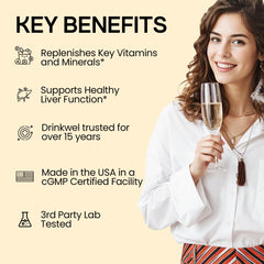 Drinkwel produced in a GMP-certified California facility with testing.