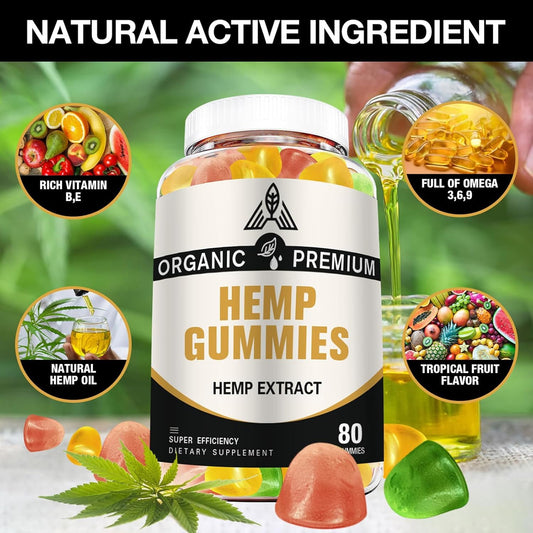 DriRaych hemp gummies bottle label highlighting potency and quality