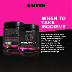 Driven Nutrition Isodrive 24g protein per scoop for muscle support