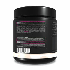 ISODRIVE nutrition facts panel highlights 24 g protein per scoop.