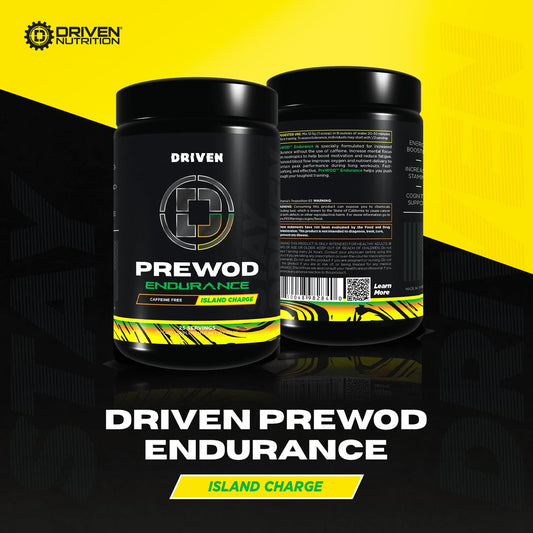 Driven PREWOD scoop ready for precise dosing before workouts