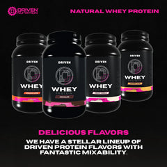 Driven WHEY with BCAAs for athletic recovery and complete amino acid profile