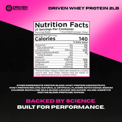 Driven WHEY powder texture close-up with fine particles for creamy drinks.