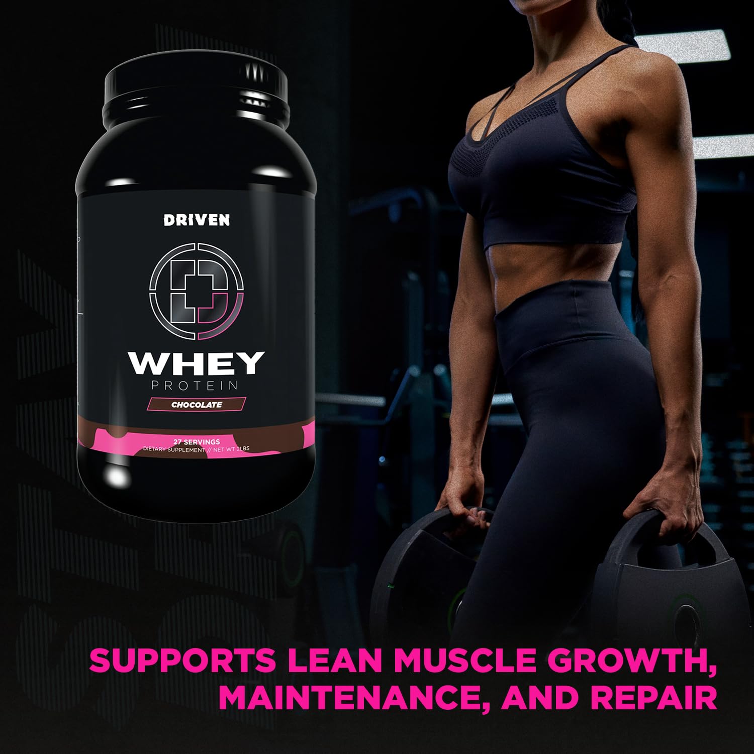 Driven WHEY smoothie-ready shake for daily protein routine