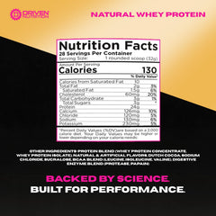 Driven WHEY shake with caramel latte flavor ready to enjoy after training