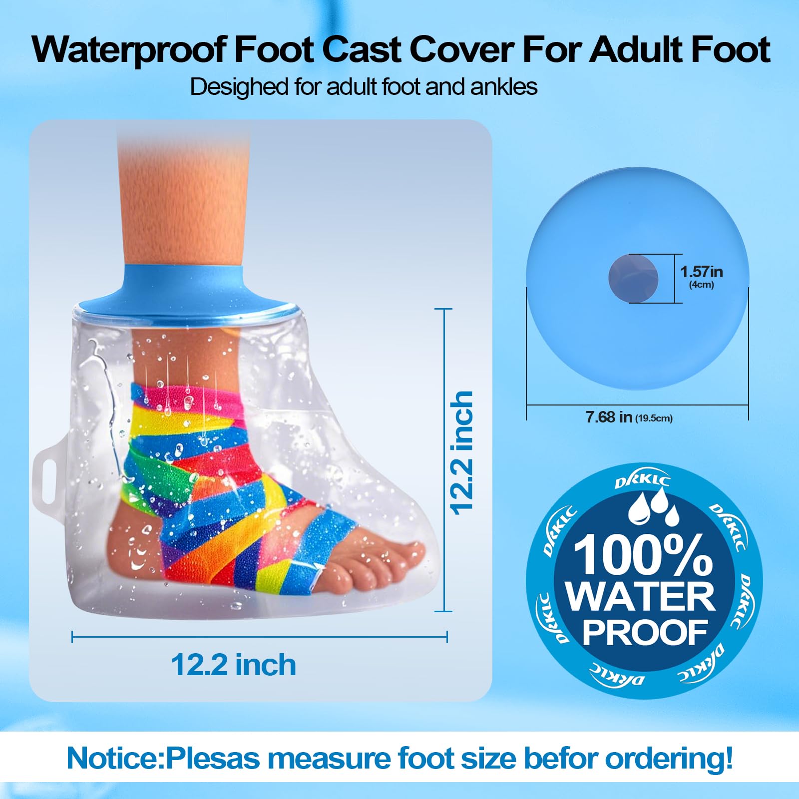DRKLC Heel Protector Boot in wheelchair use provides stable support