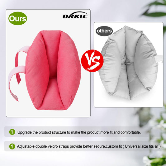DRKLC heel protector showing two straps for secure fit