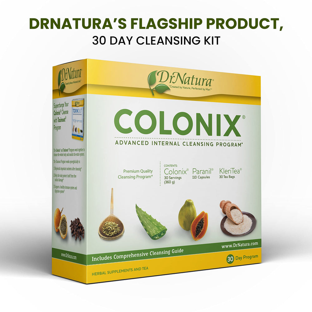 DrNatura Colonix herbal capsules bottle for daily wellness support