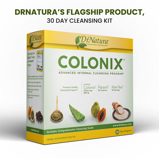 DrNatura Colonix herbal capsules bottle for daily wellness support