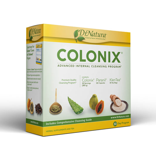 DrNatura Colonix psyllium husk powder tub for daily fiber support