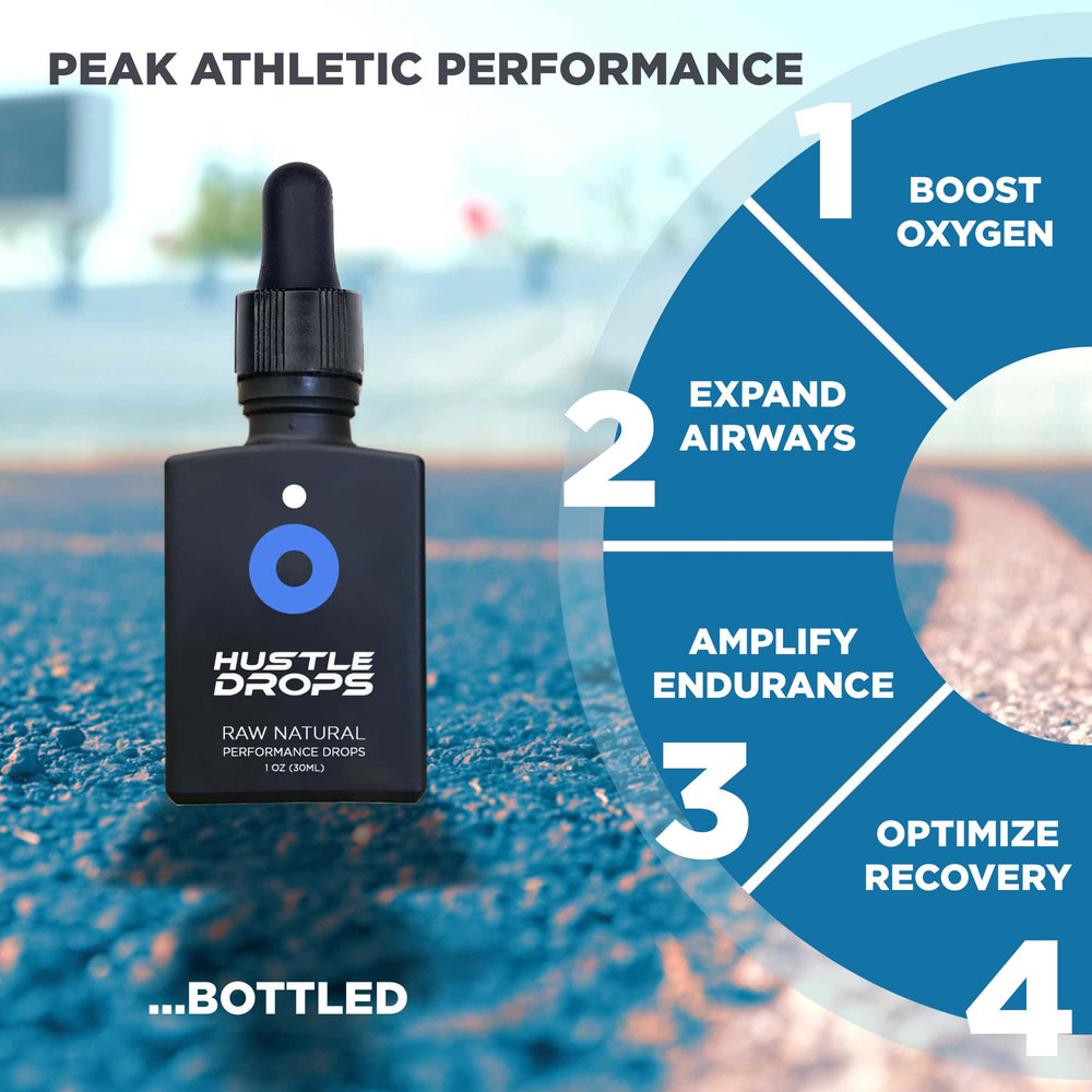 DROP FX Hustle Drops packaging highlights a natural peppermint and wintergreen blend.