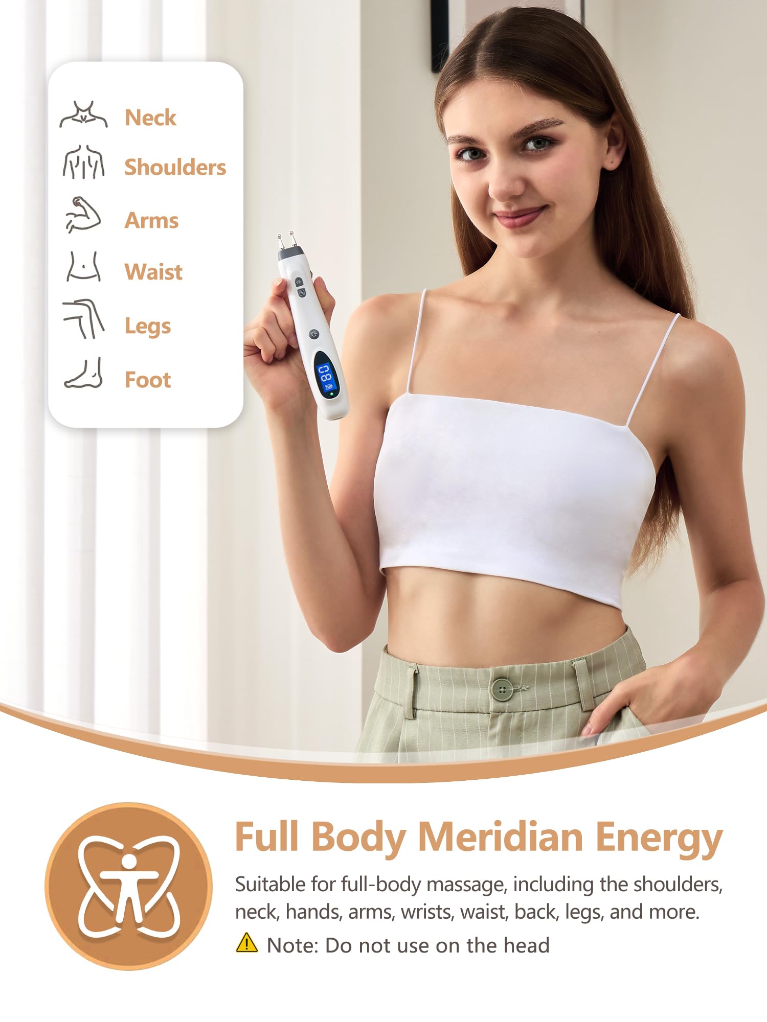 Dr.Rehabi blue light therapy at 425nm for soothing skin