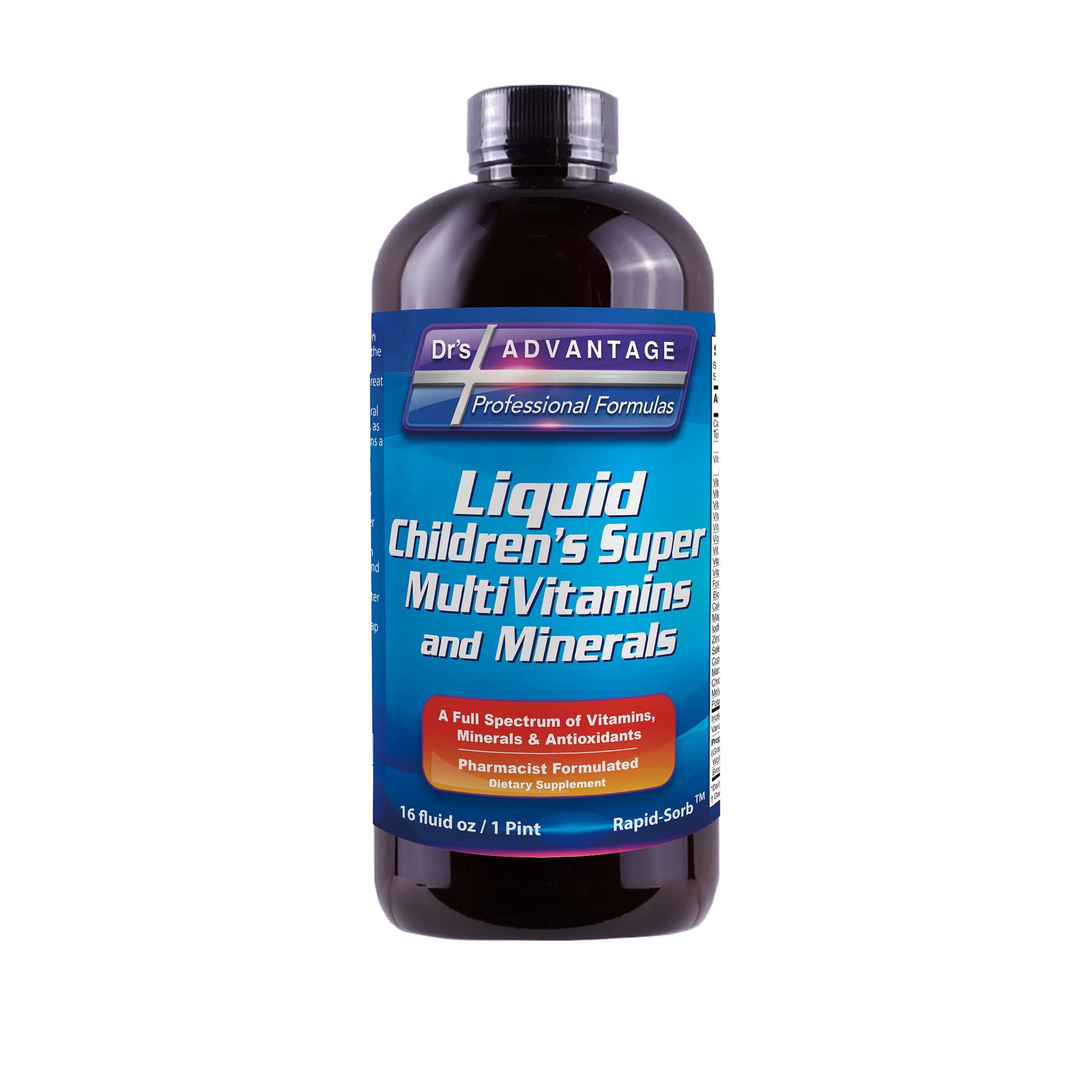 Dr's Advantage DA862 liquid bottle for easy daily use by families.