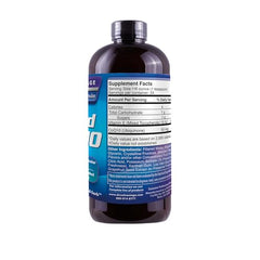Pouring Drs Advantage Liquid CoQ10 demonstrates easy daily dosing.