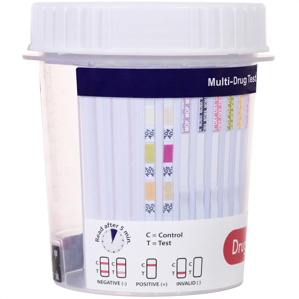 DrugTect 11-month shelf life supports bulk ordering and planning.