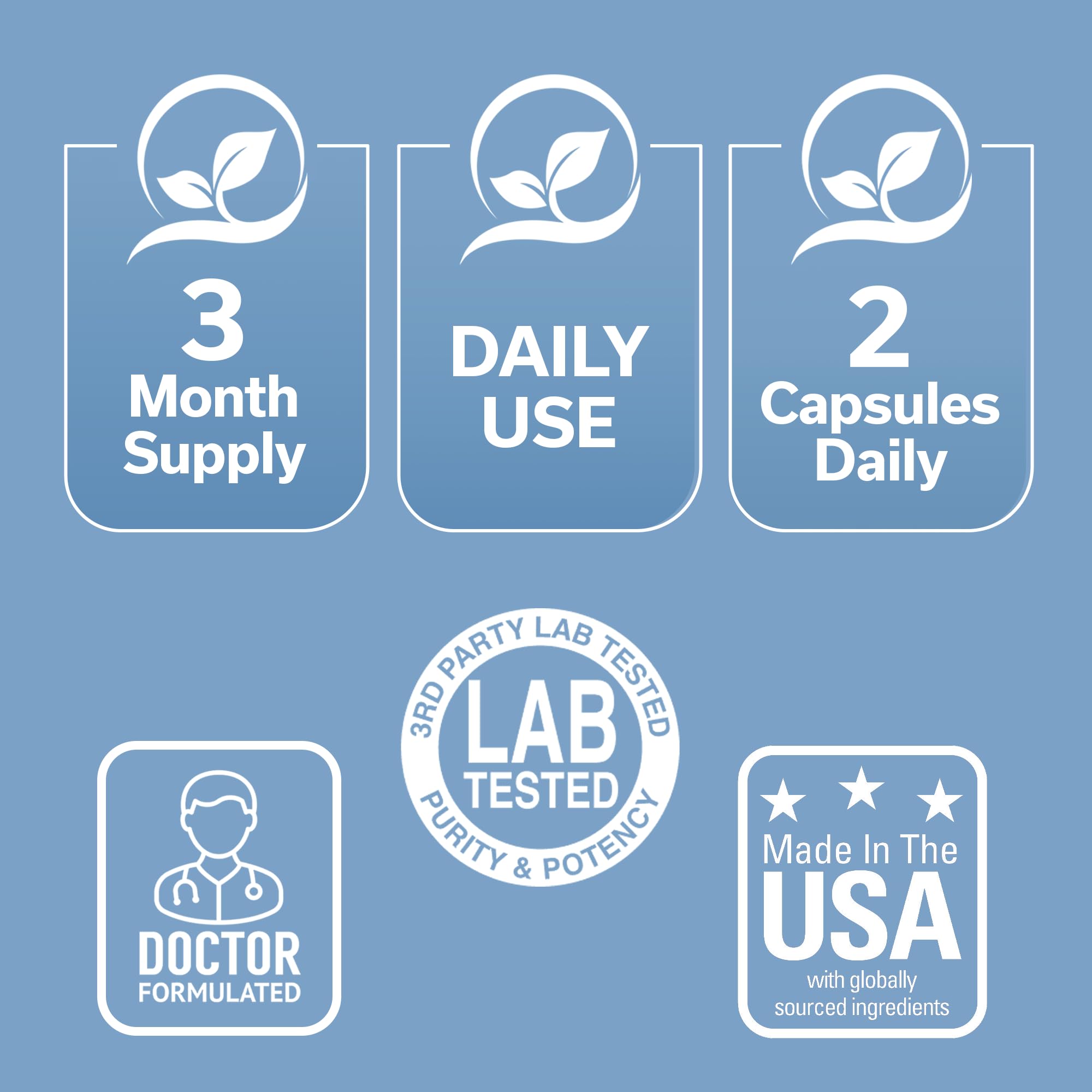 DrVmd Macular Control GMP-certified facility icon reinforces product purity