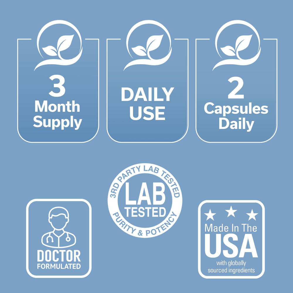 DrVmd Macular Control GMP-certified facility icon reinforces product purity