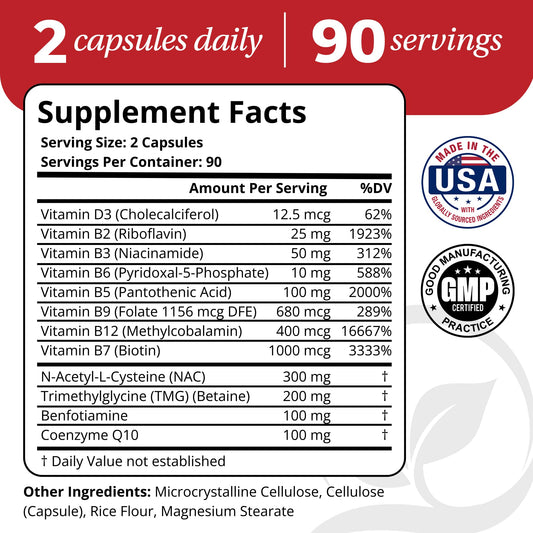 DrVmd Vascular Control CoQ10 capsules designed to support energy production.