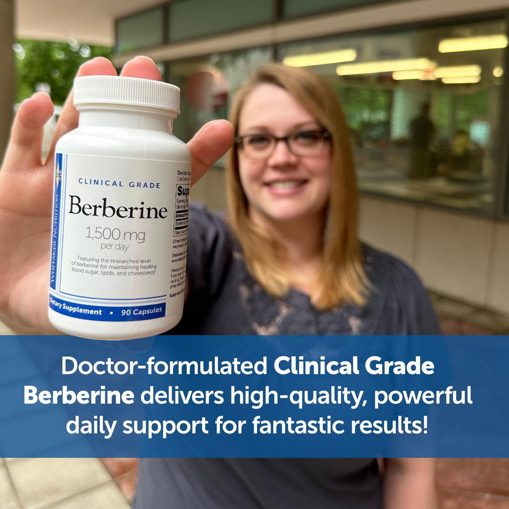 DR.WHITAKER Berberine lab-testing illustration assures quality