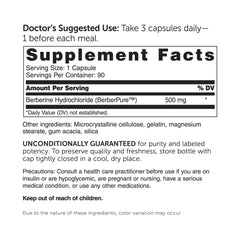 DR.WHITAKER Berberine quality-control certificate highlights purity