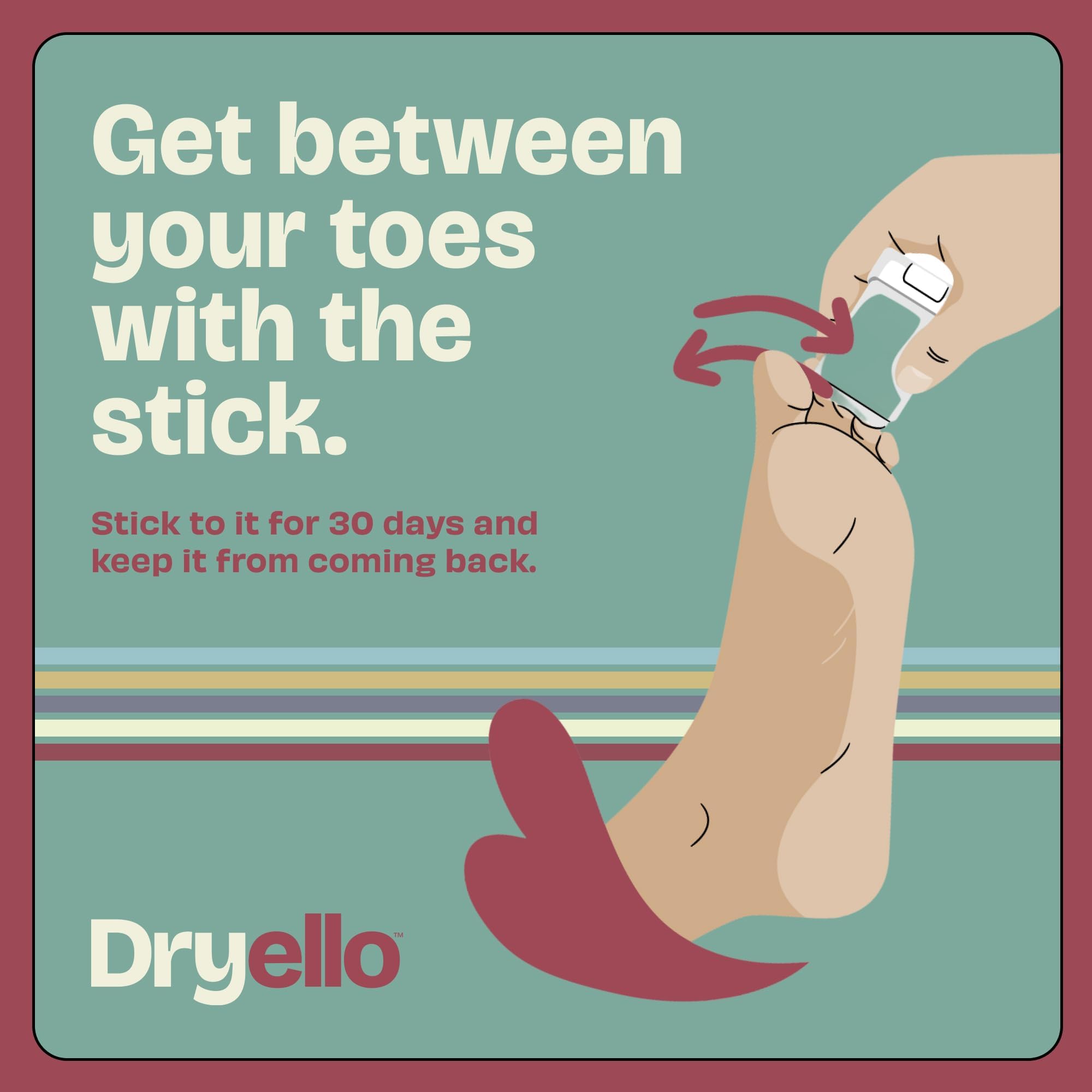 Dryello Stick supports fungal care routine at gym, work, or on the go.