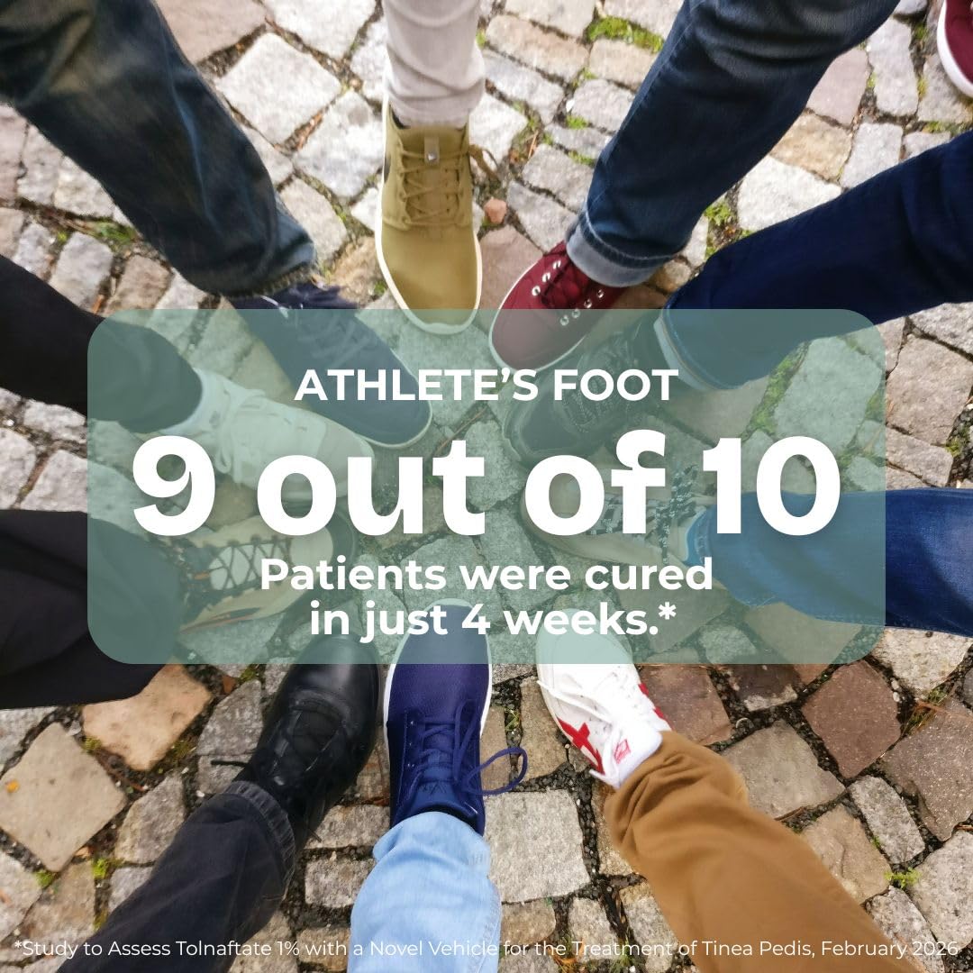 Dryello Athlete’s Foot Stick clinically proven performance without drips or odor.