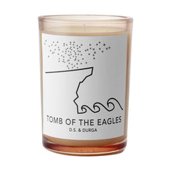 DS & Durga Tomb Of The Eagles 7 oz candle for a cozy evening ambience.