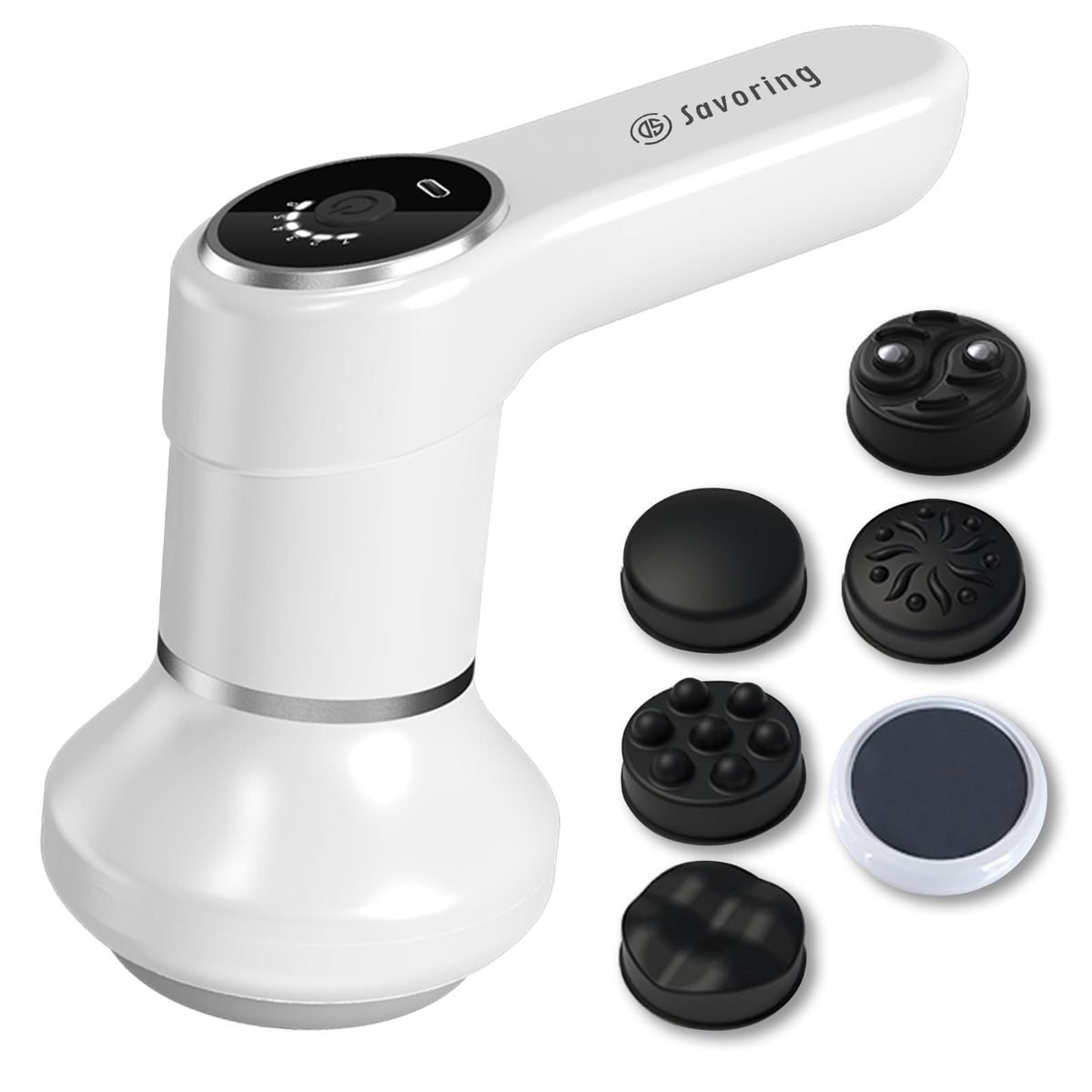 DS SAVORING cordless body massage front view for portable relief
