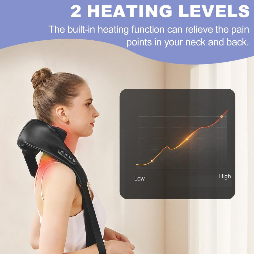DS SAVORING hands-free back-strap design for discreet, comfortable massage.