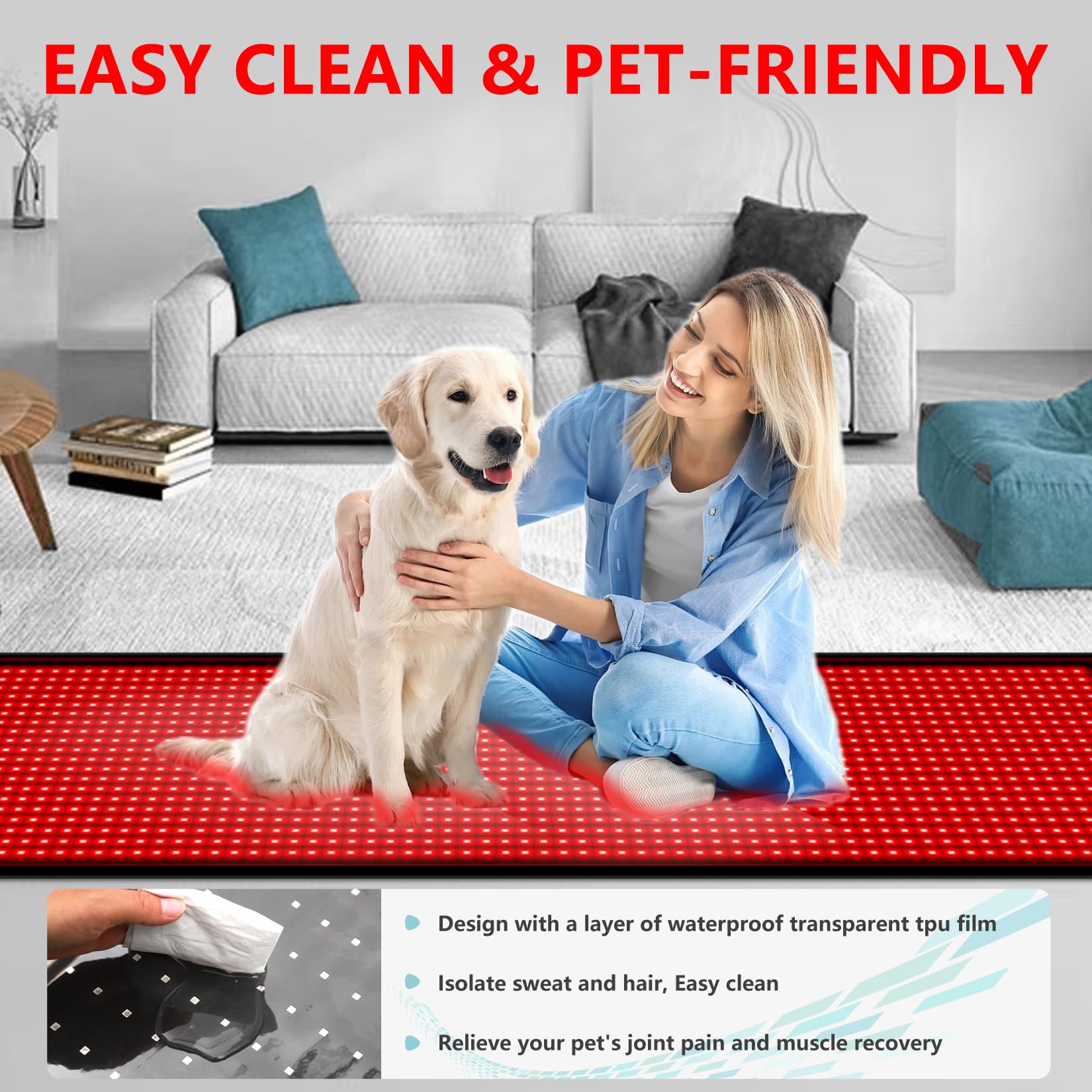 DUBUXW pet-friendly design allows shared warmth and easy maintenance.